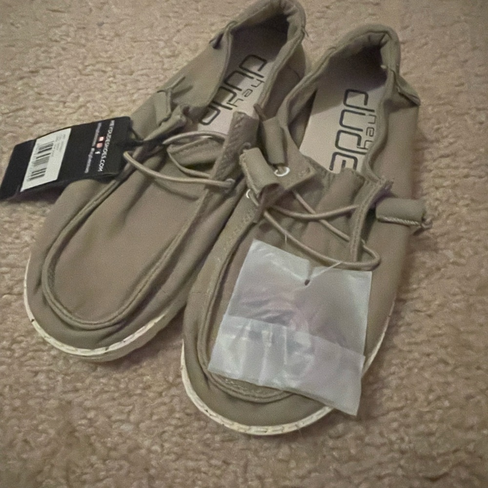Never worn Greige Heydudes